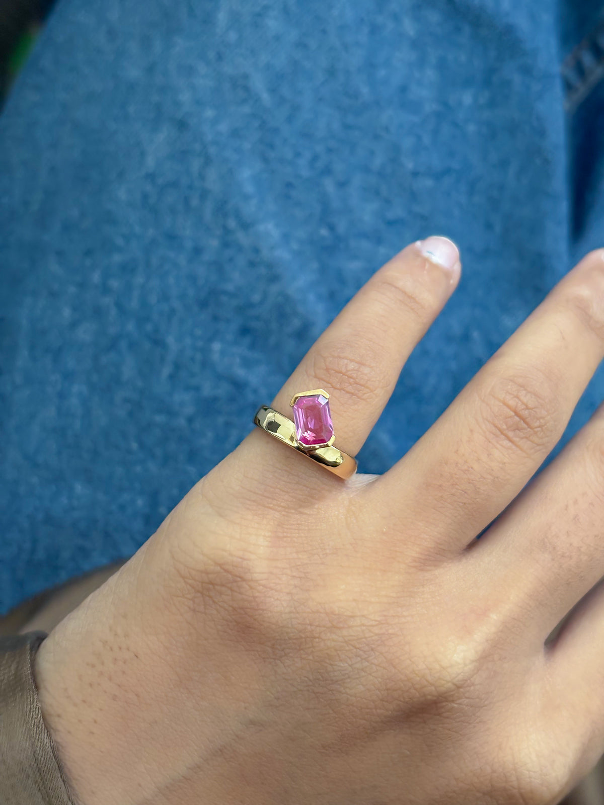 Pink Sapphire Ring