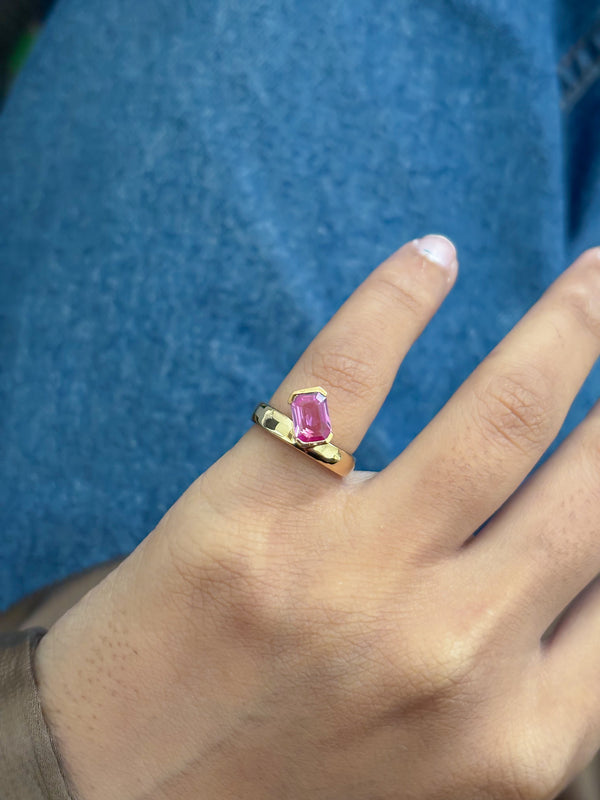 Pink Sapphire Ring