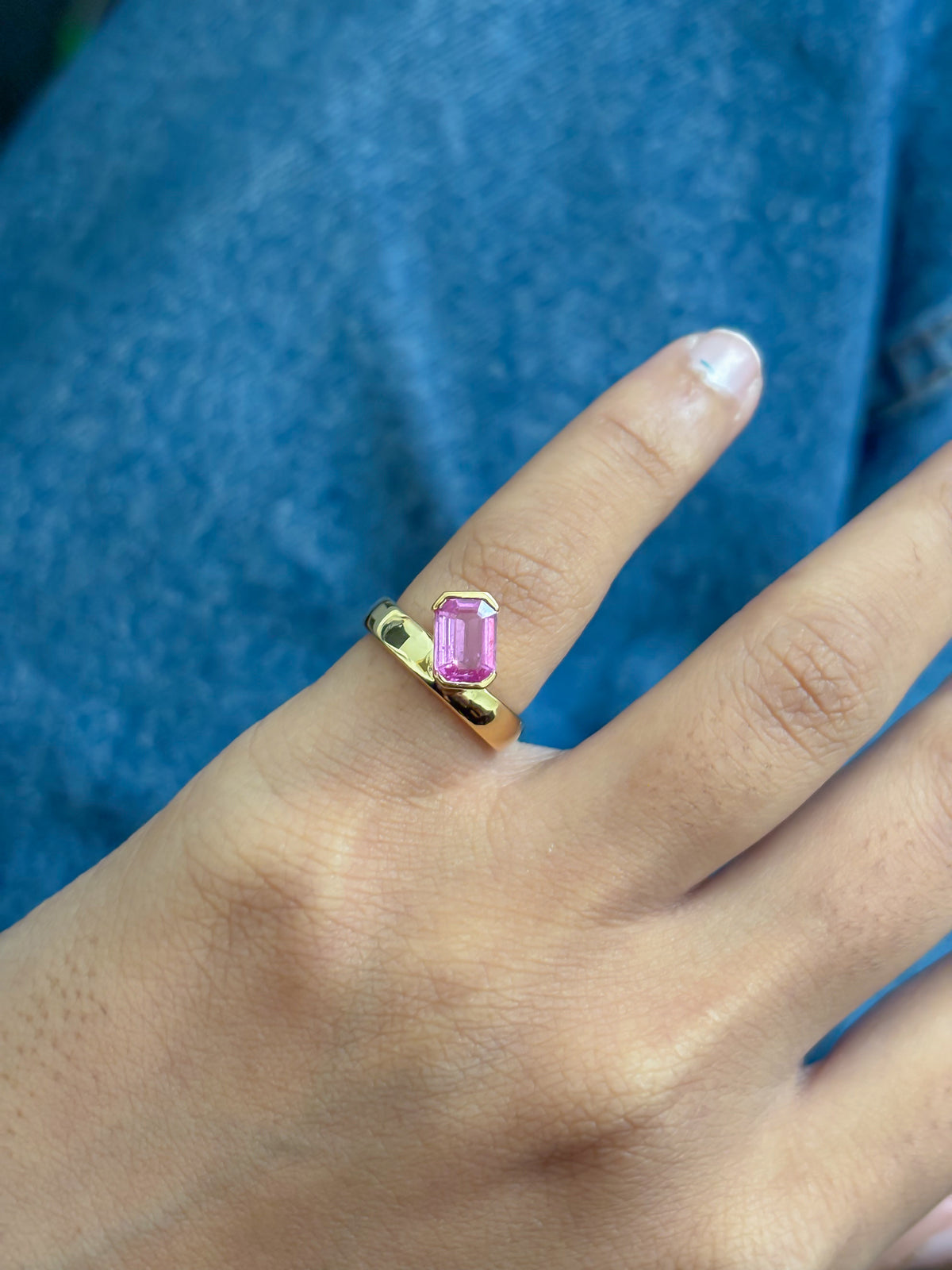 Pink Sapphire Ring