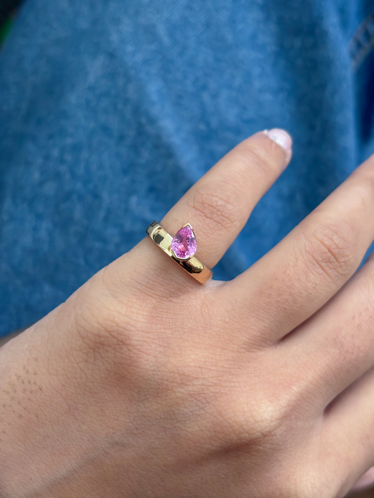 Pink Sapphire Ring