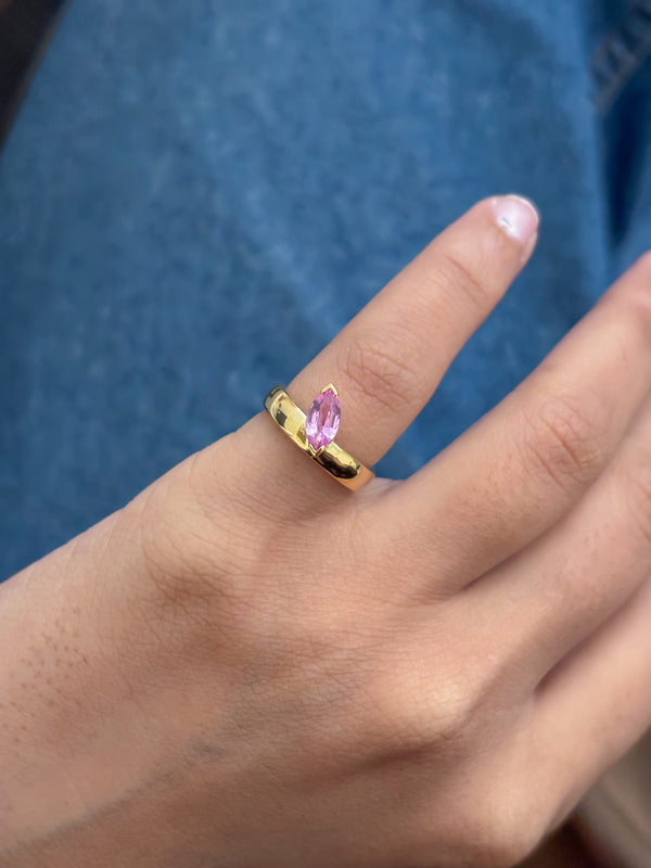 Pink Sapphire Ring