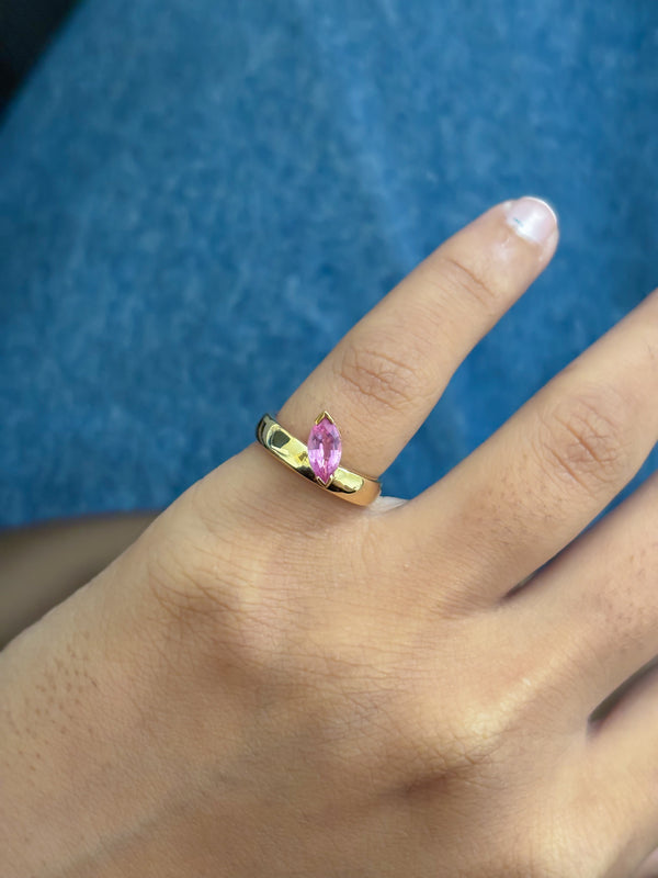 Pink Sapphire Ring