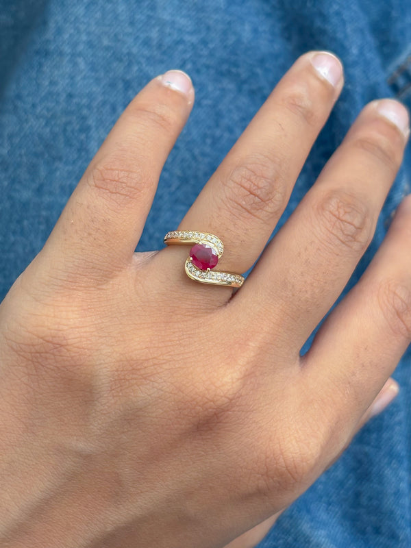 Ruby Diamond Ring