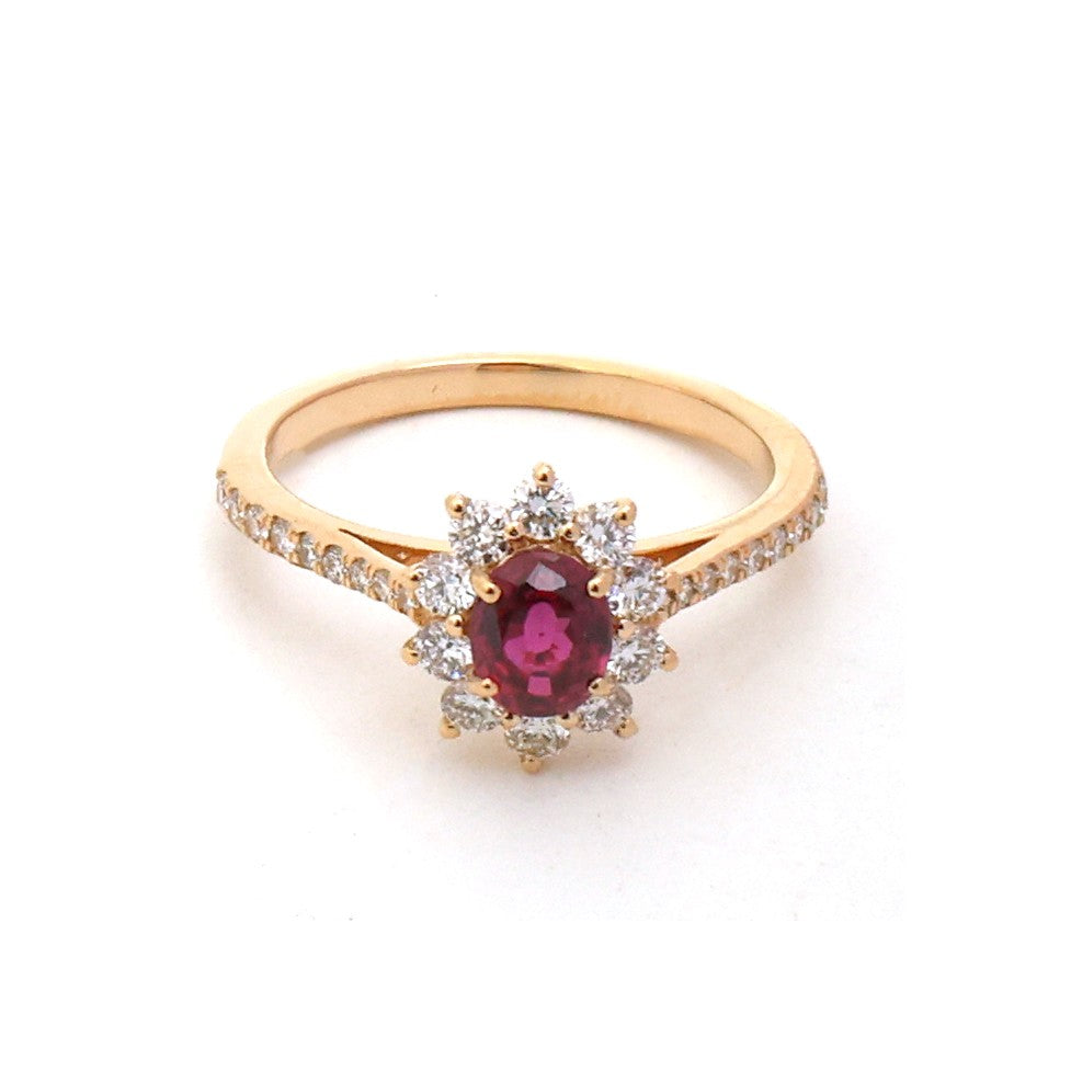Ruby Diamond Ring