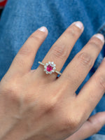 Ruby Diamond Ring