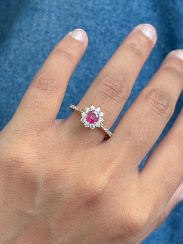 Ruby Diamond Ring