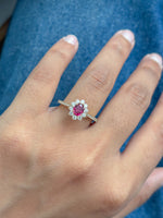 Ruby Diamond Ring