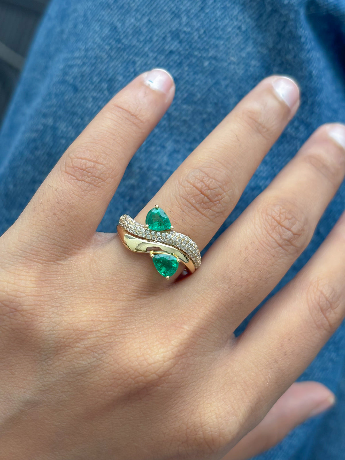 Emerald Diamond Ring