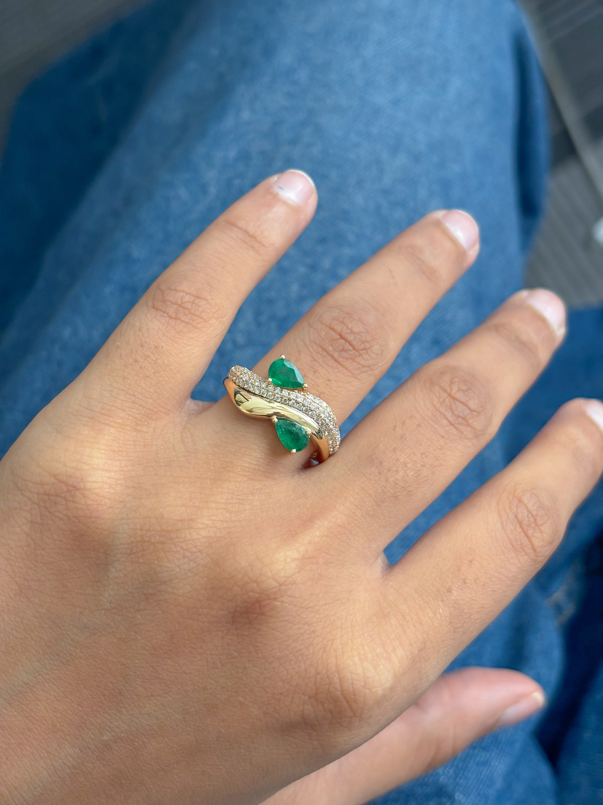 Emerald Diamond Ring