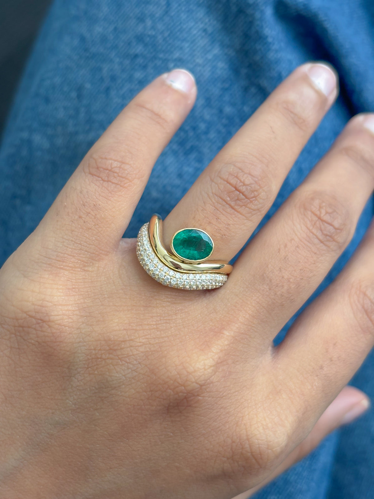 Emerald Diamond Ring