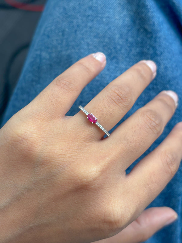 Ruby Diamond Ring