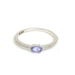 Tanzanite Diamond Ring