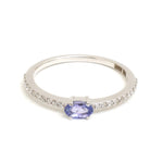 Tanzanite Diamond Ring