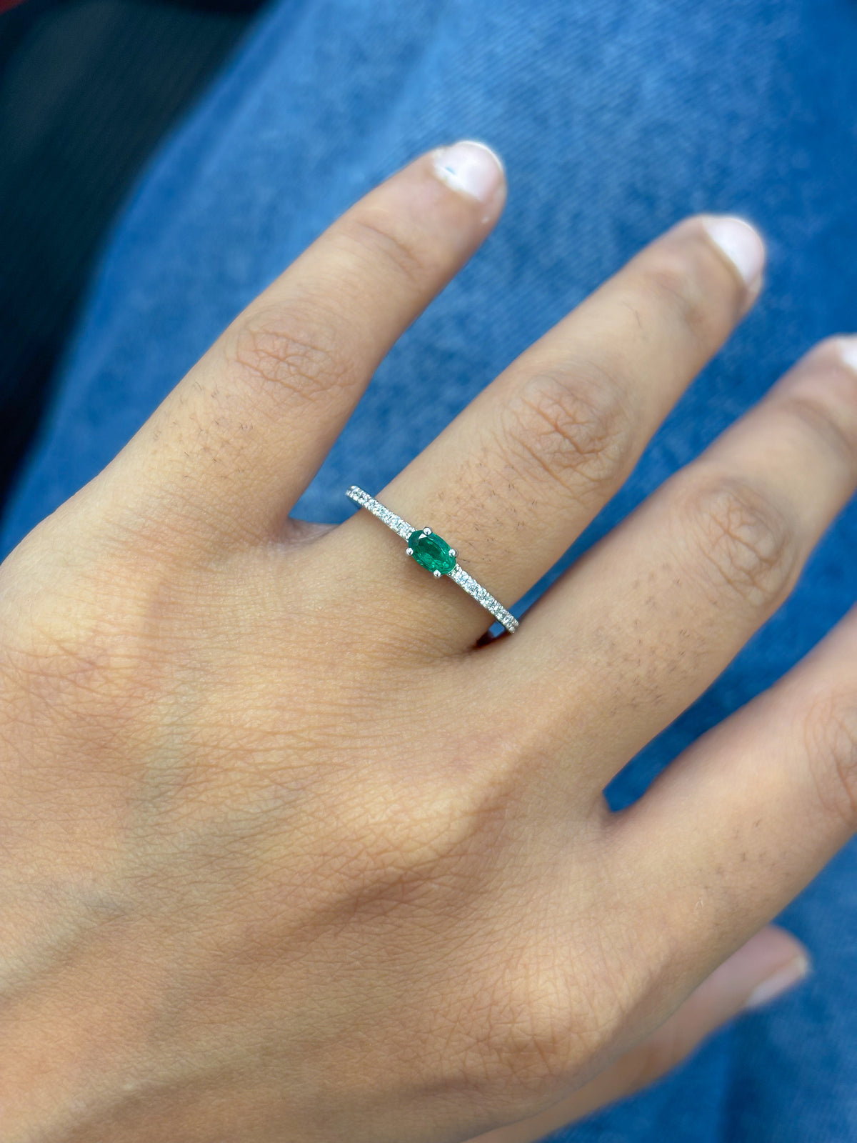 Emerald Diamond Ring