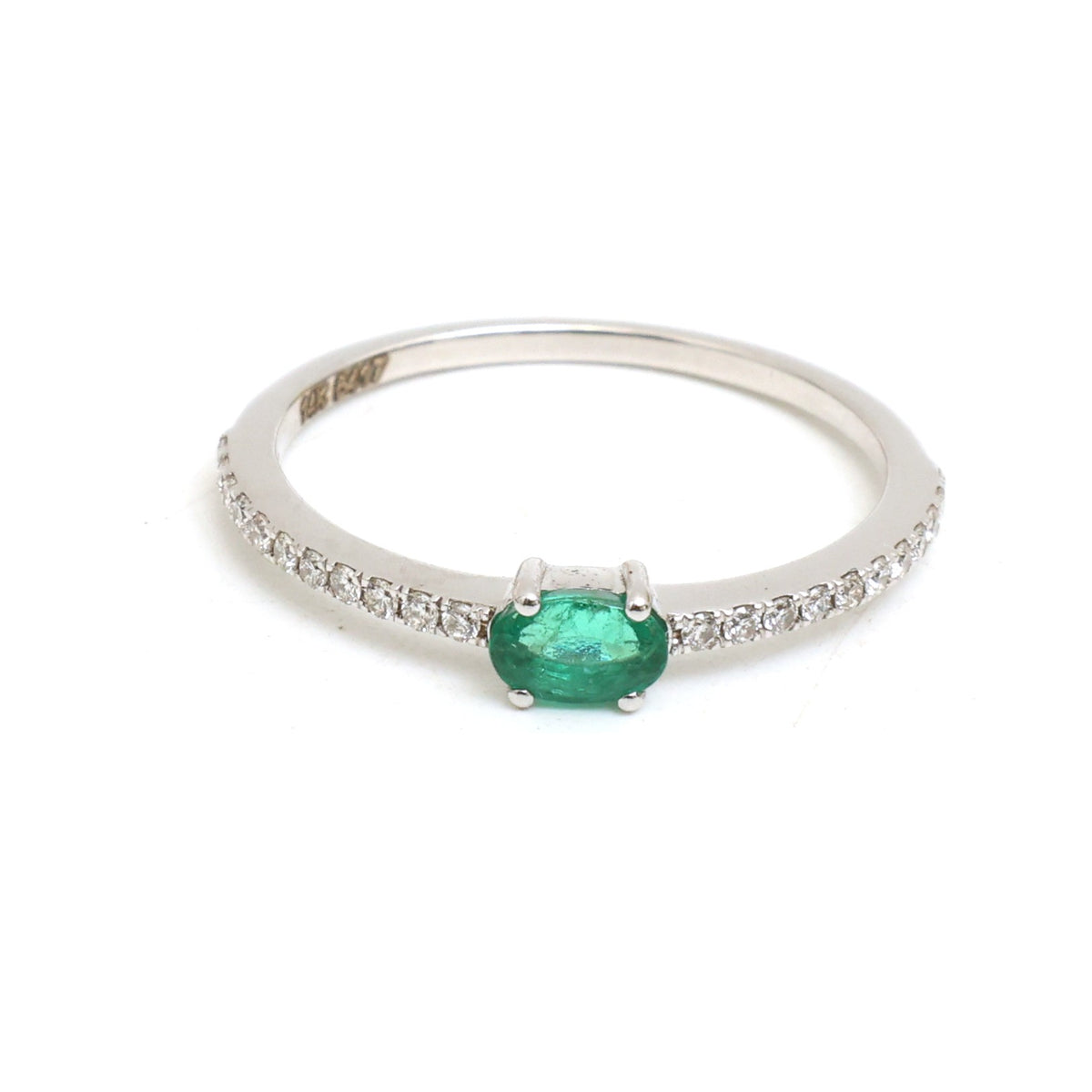 Emerald Diamond Ring