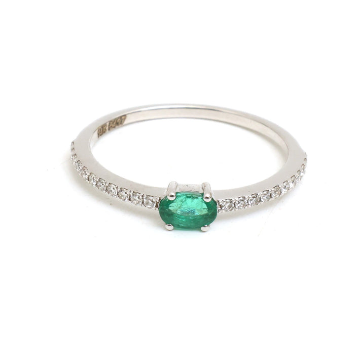 Emerald Diamond Ring