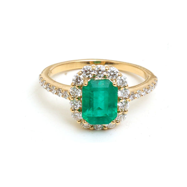 Emerald Diamond Ring