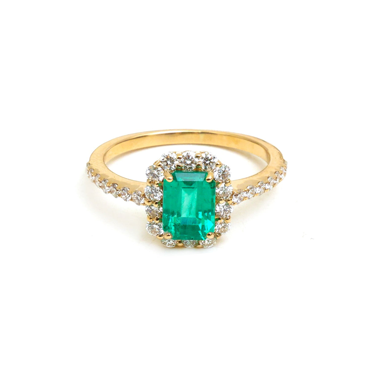 Emerald Diamond Ring