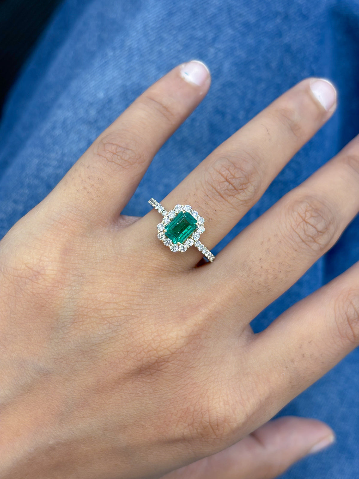 Emerald Diamond Ring