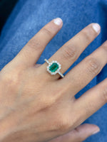 Emerald Diamond Ring