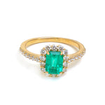 Emerald Diamond Ring
