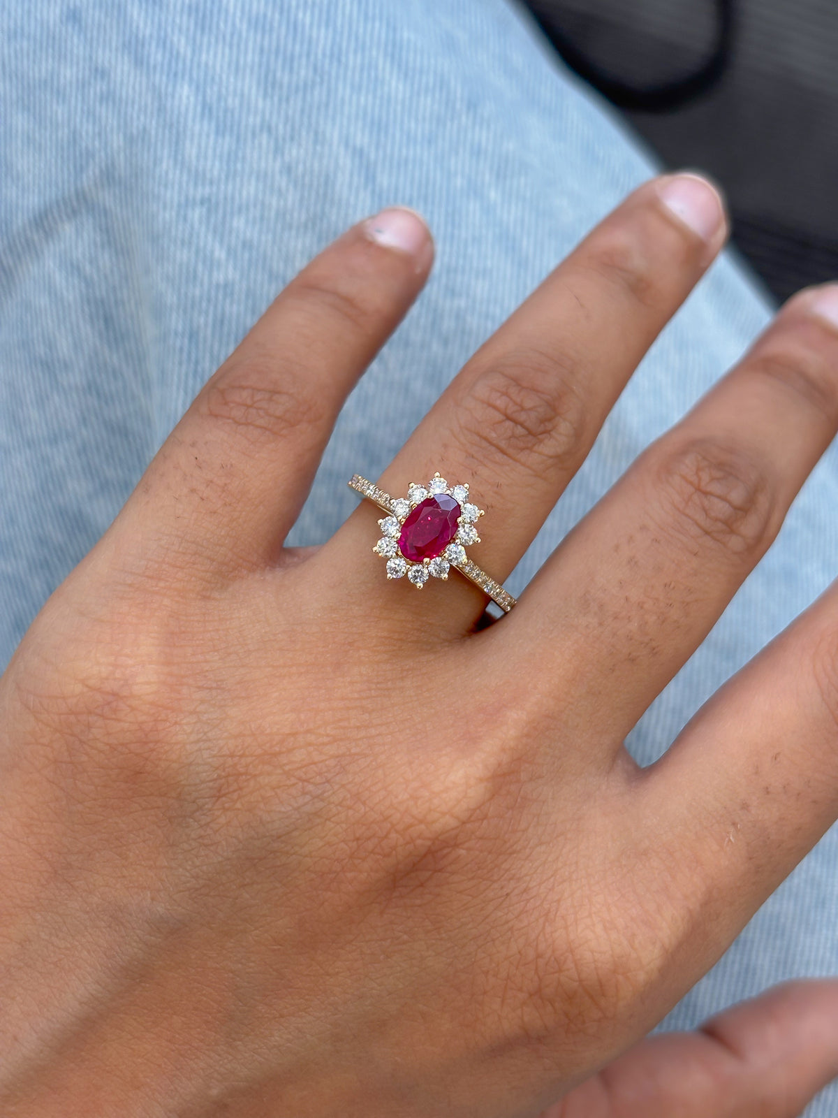 Ruby Diamond Ring