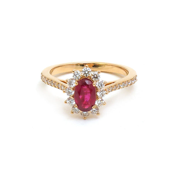 Ruby Diamond Ring