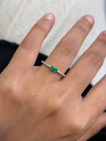 Emerald Diamond Ring
