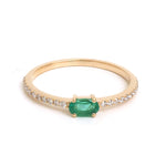 Emerald Diamond Ring