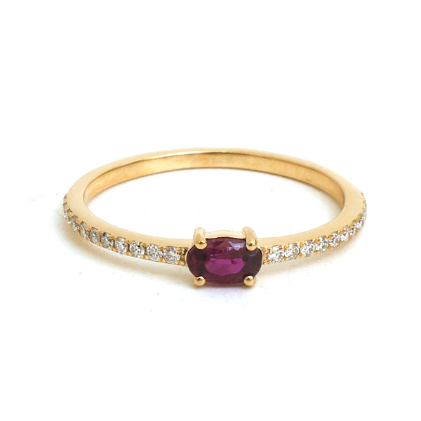 Ruby Diamond Ring