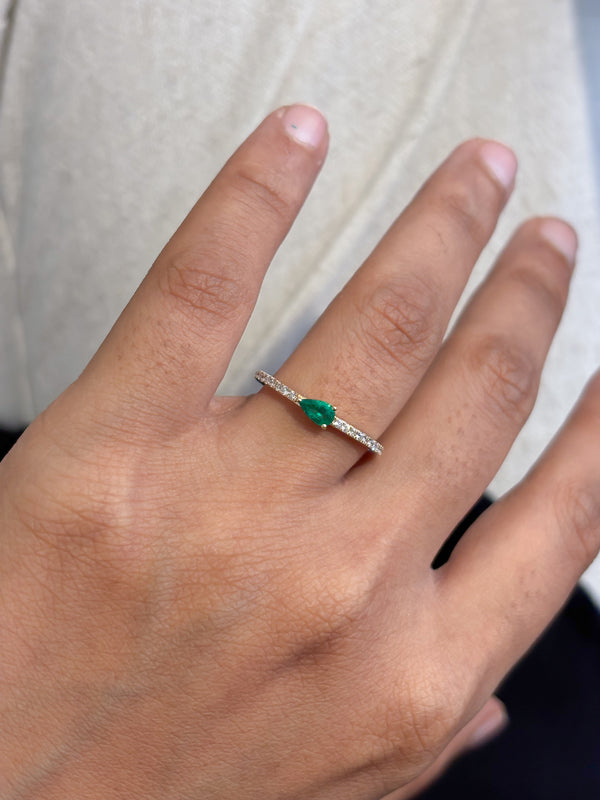 Emerald Diamond Ring