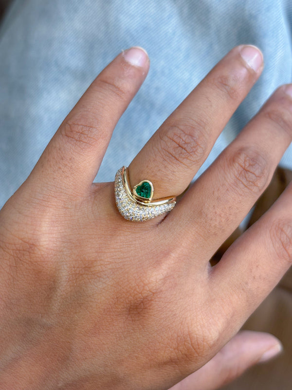 Diamond Emerald Ring
