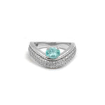 Paraiba Tourmaline Diamond Ring