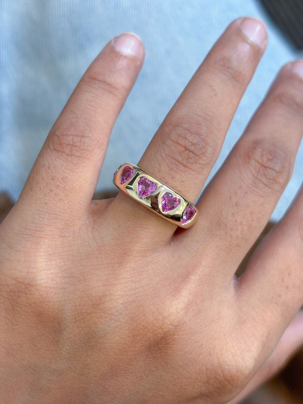 Pink Sapphire Ring