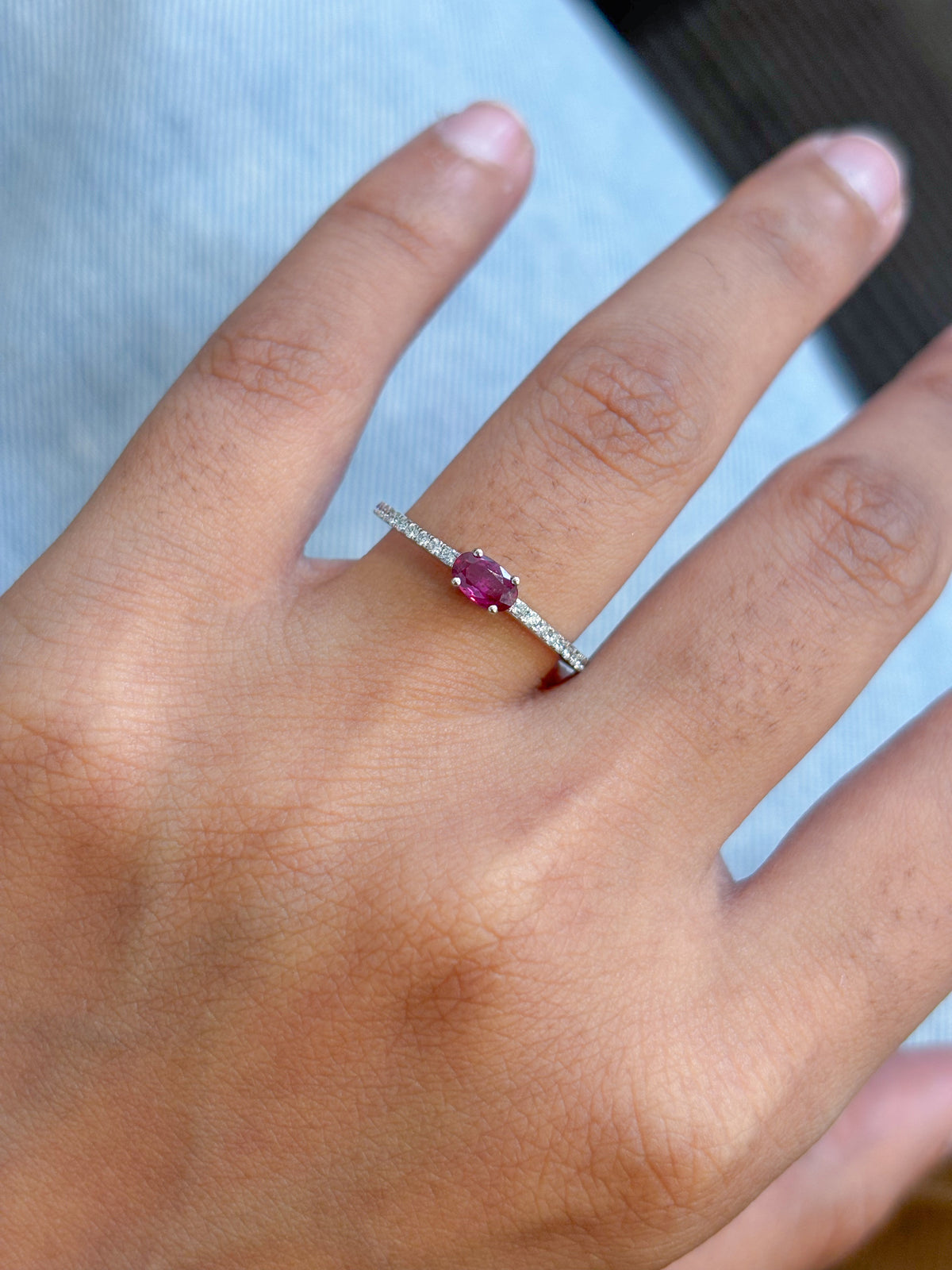 Ruby Diamond Ring