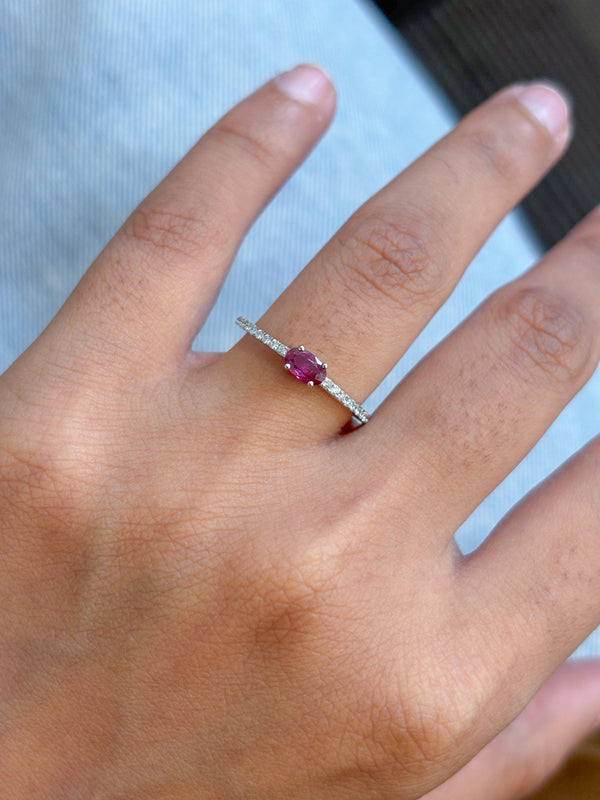 Ruby Diamond Ring