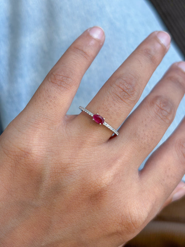 Ruby Diamond Ring