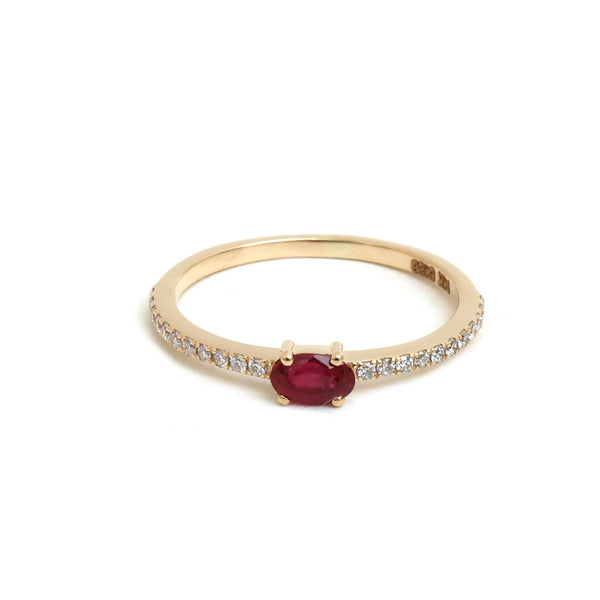 Ruby Diamond Ring