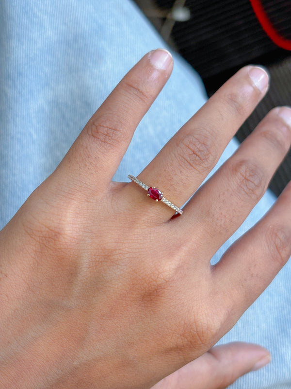 Ruby Diamond Ring