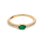Emerald Diamond Ring