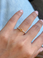 Yellow Sapphire Diamond Ring