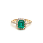 Emerald Diamond Ring