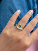 Emerald Diamond Ring