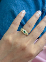 Diamond Emerald Ring