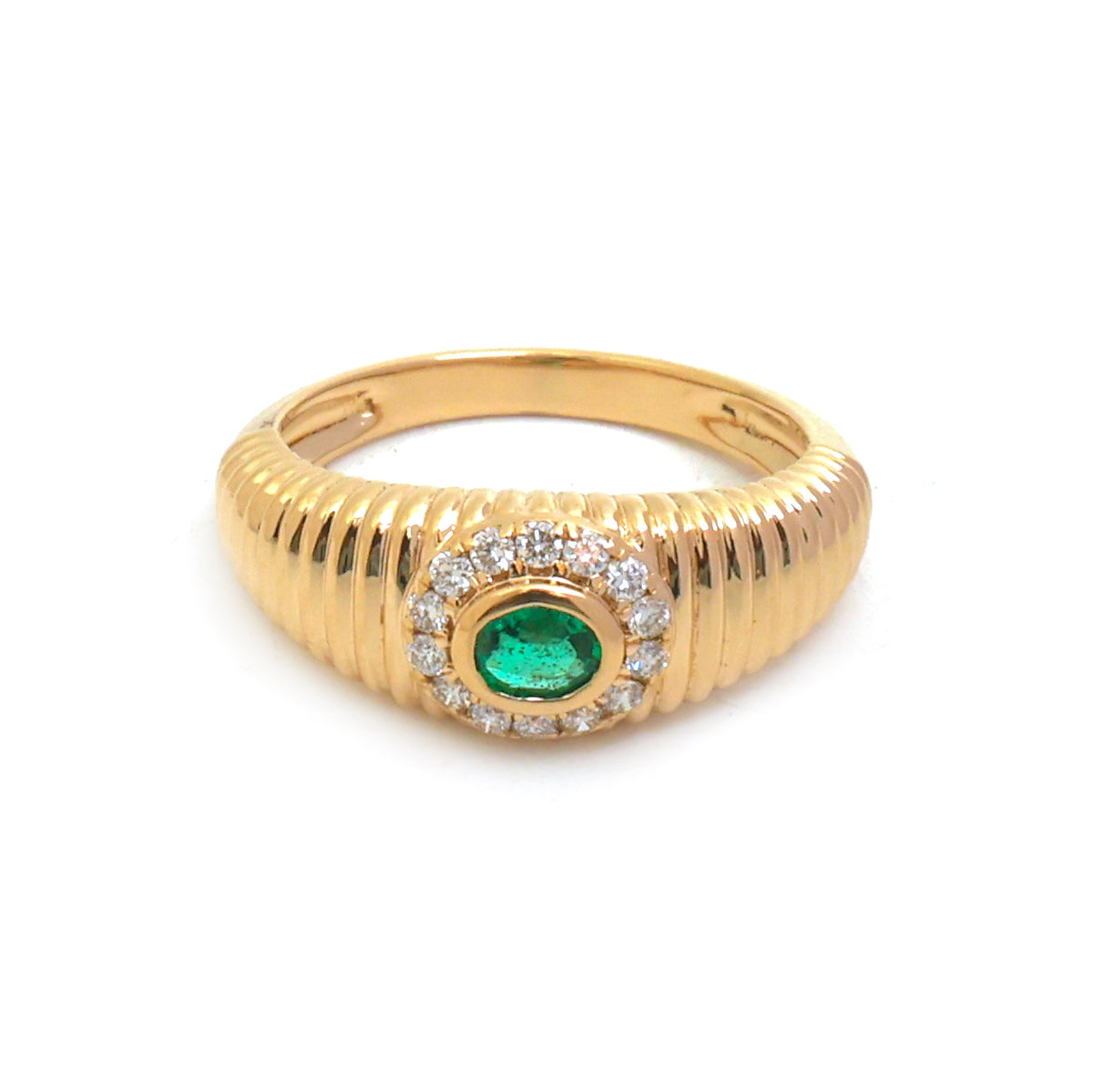 Diamond Emerald Ring