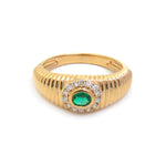 Diamond Emerald Ring