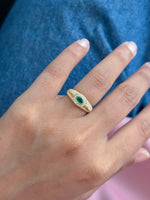 Emerald Diamond Ring