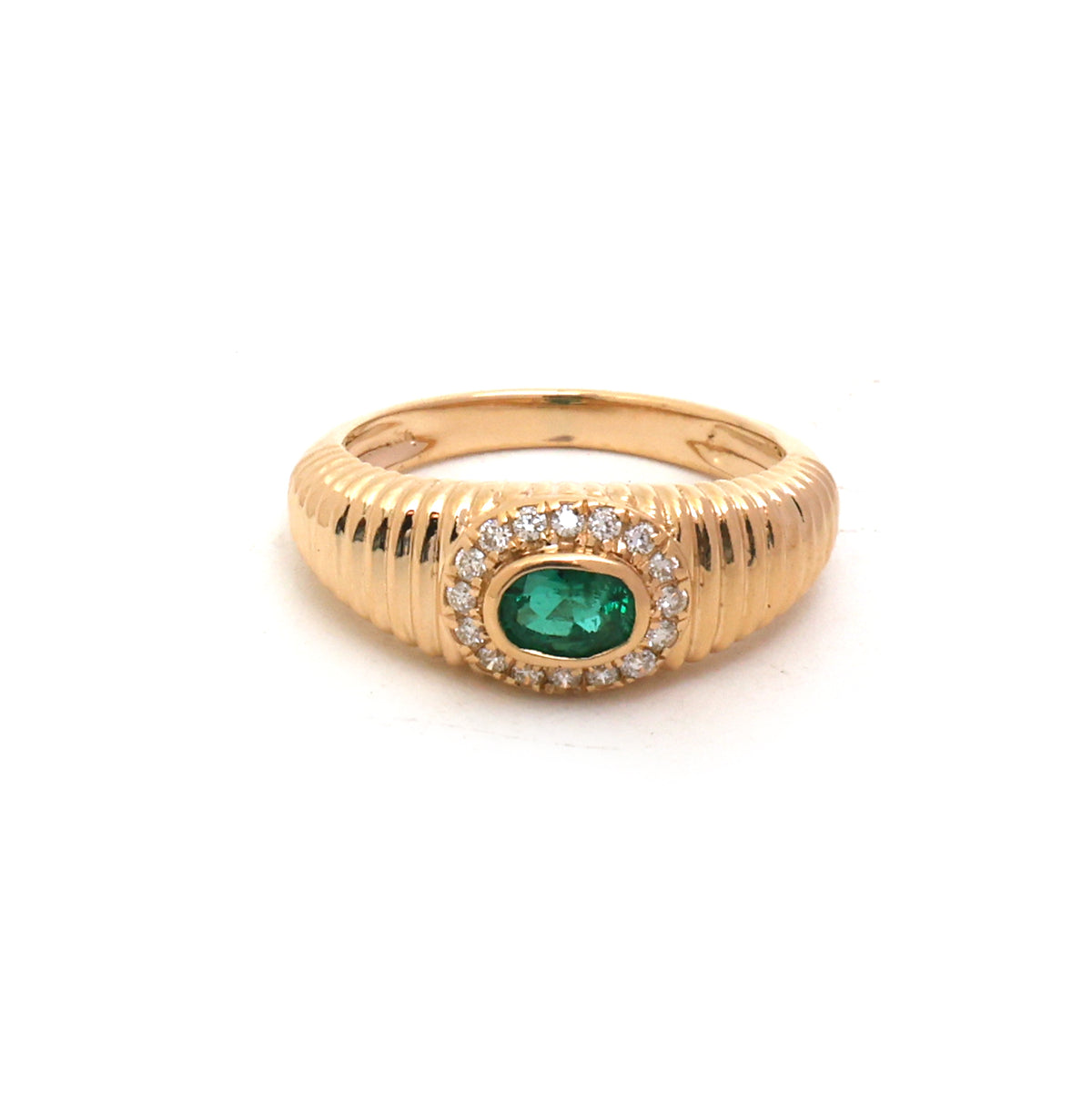 Emerald Diamond Ring