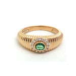 Emerald Diamond Ring