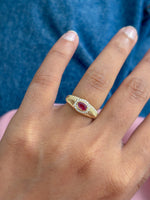 Ruby Diamond Ring